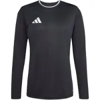 Adidas Entrada 26 Voetbalshirt Lange Mouwen Zwart Wit