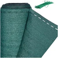 Relaxdays zichtbreeknet - 1,2 x 10 m - HDPE - weerbestendig - groen