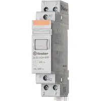 Finder 22.22.8.012.4000 Industrieel relais Nominale spanning: 12 V/AC Schakelstroom (max.): 20 A 2x NO 1 stuk(s)