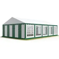 Profizelt24 Partytent 5x10 m, PVC 700, groen wit