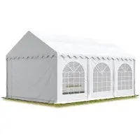 Sonstiges Partytent 4x6 m, PVC 750, met Grondframe, wit