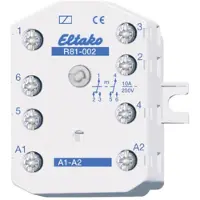 Eltako R81-002-230V Schakelrelais Nominale spanning: 230 V Schakelstroom (max.): 10 A 2x wisselcontact 1 stuk(s)