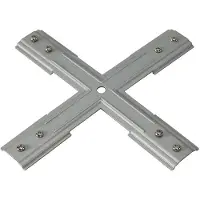 SLV 143169 Stabilisator met X-verbinding voor enkelfasige hoogspanningsstroomrail, nikkel, mat