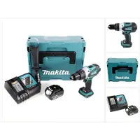 Makita DDF 458 RF1J 18V accuboormachine 91 Nm in Makpac met 1x 3.0 Ah accu en lader