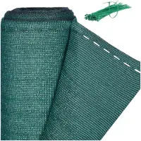 Relaxdays zichtbreeknet - 2 x 6 m - HDPE - weerbestendig - groen