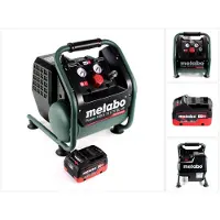 Metabo Power 160-5 18 LTX BL OF Snoerloze compressor 18 V 8,0 bar Brushless + 1x LiHD accupack 8,0 Ah - zonder lader