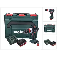Metabo Boormachine + slagboor, BS 18 LT BL Q accuboormachine 18 V 75 Nm Brushless + 1x accu 8.0 Ah + lader + metaBOX (Oplaadbare batterij)