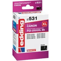 Edding Inktcartridge vervangt Canon PGI-2500BK XL Compatibel Zwart EDD-531 18-531