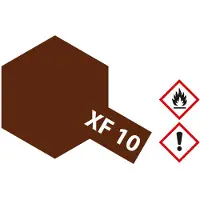 Tamiya Hobbyverf Acrylverf - XF-10 Brown - Matt - Acryl - 23ml Verf potje - 23 ml