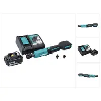 Makita Ratel, DWR 180 RF1 Accu ratelschroevendraaier 18 V 47.5 Nm 1/4" 3/8" + 1x accu 3.0 Ah + lader (1/4" - 3/8")
