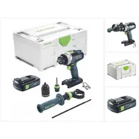 Festool TPC 18/4 I-Basic accu klopboormachine 18 V 75 Nm borstelloos + 1x accu 3.0 Ah + systainer - zonder oplader