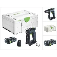 Festool CXS 18 accuboormachine 18 V 40 Nm borstelloos + 1x accu 3.0 Ah + systainer - zonder oplader