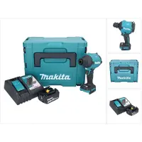 Makita DAS 180 RG1J Akku Gebläse 18 V Brushless + 1x Akku 6,0 Ah + Ladegerät + Makpac