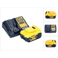 DeWalt DCB 1104 P1 accu-starterset 12 V / 18 V 1x accu 5,0 Ah + DCB 1104 oplader