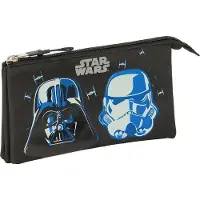 Safta Pennenetui met 3 vakken Star Wars Rebellion Zwart 22 x 12 x 3 cm