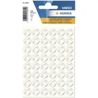 Herma Etiketten voor kantoor, productie en logistiek Verstevigingsring Transparant Ø 12 mm 240 Stuks à 10 Stuks