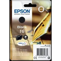Epson inktcartridge 16, 175 pagina's, OEM C13T16214012, zwart 10 stuks
