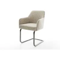 DELIFE Sledemodel Greg-Flex geweven stof beige sledemodel vlak grafiet pocketveer kern