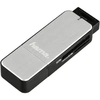 Hama Cardreader Usb 3.0 Sd/Msd Zilver