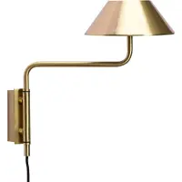 Hubsch Cover wandlamp messing