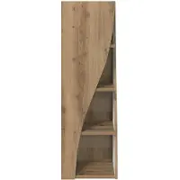 vidaXL Hoekkast 32x32x102cm Bewerkt hout Artisan Eiken