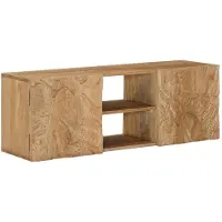 vidaXL Wand TV Kast met plank met opslag met de deur 100 x 30 x 35 cm