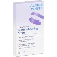 ALPINE WHITE Zahnaufhellungsstreifen Purple Whitening Strips Colour Correct