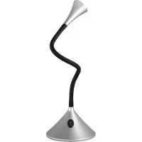 TRIO LED tafellamp Viper zilvergrijs