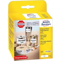Avery Zweckform A1933085 Rol met etiketten 19 x 64 mm Folie Wit 450 stuk(s) Permanent hechtend Universele etiketten