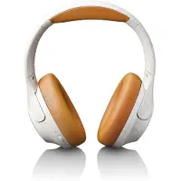 Lenco HPB-830GY - Draadloze Bluetooth koptelefoon met Active Noise Cancelling en ingebouwde microfoons - Grijs/Wit