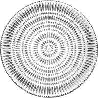 Nachtmann Ethno bord, set van 2, serveerbord, glazen bord, kristalglas, Ø 28 cm, 106618