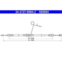 Ate 24.3727-0684.2 Handremkabel