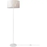 Paco Home Staande lamp Luca Pillar Woonkamer vloerlamp met kap kantoor modern retro patroon E27