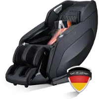 WELCON Royalrelaxx Massagestoel - Elektrisch - 24 programma's - Voetreflexmassage - Zwart