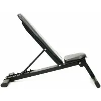 Muscle Power Opklapbare Trainingsbank - Zwart