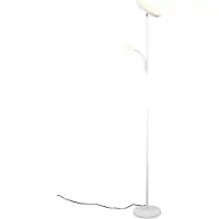 TRIO Vloerlamp Specter wit met leeslamp