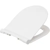 5five Simply Smart Toiletbril met zachte zitting, halfcirkelvormig
