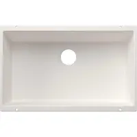 BLANCO SUBLINE 700-U voor gekleurde componenten, inbouwspoel van SILGRANIT, wit, vanaf 80 cm, zonder afvoerbediening