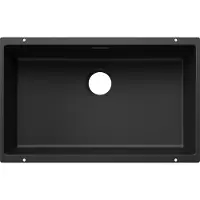 BLANCO Subline 700 - Silgranieten spoelbak, 73x46 cm, zwart 527802