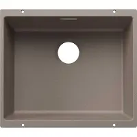BLANCO SUBLINE 500-U, professionele uitvoering, met kleuraccenten. Inbouwspoelbak SILGRANIT tartufo, vanaf 60 cm, zonder afvoer. Afstandsbediening