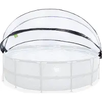 Exit Zwembad Overkapping ECO ø488cm - Zwembad Dome - Universeel - Zwembad Accessoire - Weerbestendig