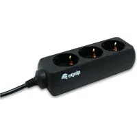 Equip UPS / PDU stekkerdoos met 3 contacten / zwart - 1,1 meter