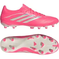 Adidas Copa Pure IV League Gras Voetbalschoenen (FG) Felroze Zilver Wit