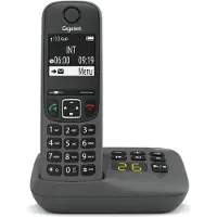 Gigaset AE690A draadloze telefoon met antwoordapparaat antraciet, Telefoon, Grijs