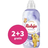 Robijn 2+3 Gratis2+3 Gratis: Wasverzachter Puur & Zacht 39 Wasbeurten 780 Ml
