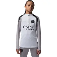 Nike Paris Saint-Germain x Jordan Strike Trainingstrui 1/4-Zip 2025-2026 Kids Wit Grijs Zwart