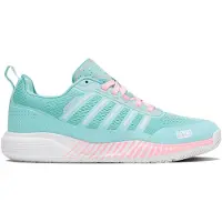 K-swiss Padelschoen Women Ultra Court Padel Soft Neon Blue/White/Neon Bubble Gum-Schoenmaat 39