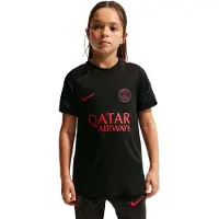 Nike Paris Saint-Germain Strike Trainingsshirt 2026-2027 Kids Zwart Felrood Donkerblauw