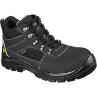SKECHERS Heren Trophus Letic Geheugenschuim Leren Veiligheidslaarzen