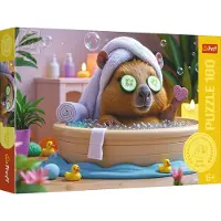 Trefl Nieuwsgierige kinderen - Kapibara Puzzel: Ontspanning voor kleine ontdekkingsreizigers